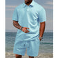 💎 -50% SUR L'ENSEMBLE 2 PIÈCES POUR HOMME ! 💎 Chemise Jacquard & Short avec Cordon, Tissu Respirant Infroissable ✨