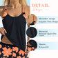 🎉 Soldes 2026 — Plus de 112 000 vendus ! 👙 Ensemble tankini et short imprimé pour femme – Tissu sèche rapide ☀️