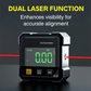 📢📢50 % de réduction！！！  Jauge d'angle numérique magnétique à 4 côtés avec laser