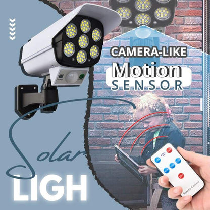 💎 50% DE RÉDUCTION ! 💎 Lampe Solaire à Détecteur de Mouvement en Forme de Caméra – 77 LED, 360° Réglable & Sécurité Anti-Intrusion 🌞📸