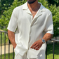 👔 PROMO LIMITÉE 50% DE RÉDUCTION ! ✨ Ensemble Chemise & Panton Homme – Col Revers, Tissu Premium, Polyvalent 🌿
