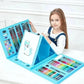 🔥 50% DE RÉDUCTION ! ✨ Kit Artistique 6-en-1 Enfant - 208 Pièces, Chevalet Double Face, Matériaux Sûrs, Idéal pour Développer la Créativité 🎨✨