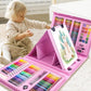 🔥 50% DE RÉDUCTION ! ✨ Kit Artistique 6-en-1 Enfant - 208 Pièces, Chevalet Double Face, Matériaux Sûrs, Idéal pour Développer la Créativité 🎨✨