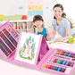 🔥 50% DE RÉDUCTION ! ✨ Kit Artistique 6-en-1 Enfant - 208 Pièces, Chevalet Double Face, Matériaux Sûrs, Idéal pour Développer la Créativité 🎨✨