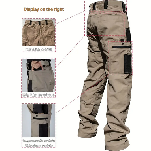 👖 VENTE CHAUDE 2026 : 50% DE RÉDUCTION ! 🌲 Pantalon Cargo Homme – Plusieurs Poches, Tissu Résistant & Confort Optimal 🏔️