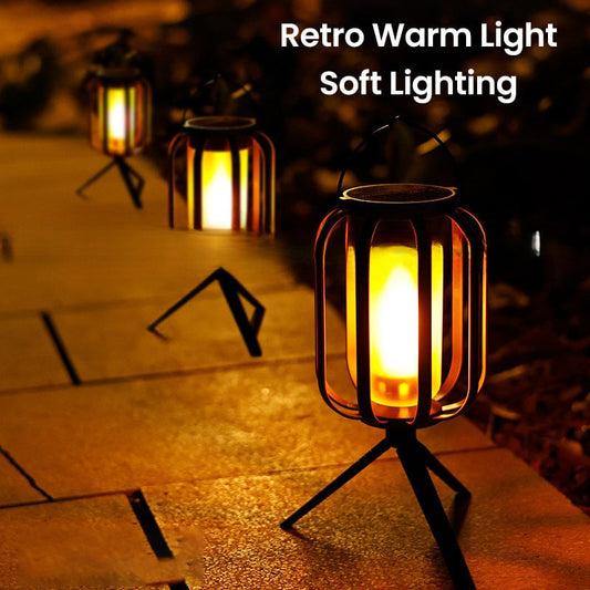 🔥50 % de réduction✨ Lampes d'extérieur de type lanterne à énergie solaire avec 4 modes d'éclairage - ⏳ Jusqu'à épuisement des stocks