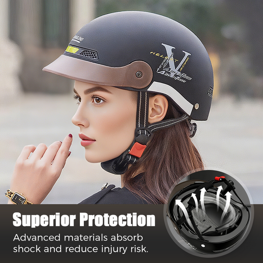 ⏳Spécial à durée limitée⏰Breathable Casque de moto léger et résistant aux chocs🛡️