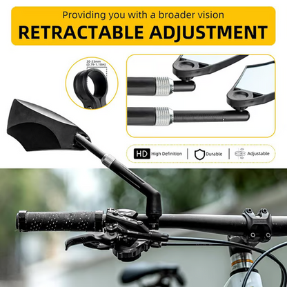 💎 50% DE RÉDUCTION ! 💎 Rétroviseur de vélo réglable à 360° – Vue élargie, rotation complète et sécurité renforcée 🚴