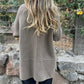 🍂💕Veste mi-longue pour femme avec double boutonnage et revers