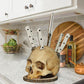 🎉 Soldes 2026 — Plus de 22 000 vendus ! 💀 Porte-couteau Gothique en Forme de Crâne – Décor de Cuisine Unique 🖤