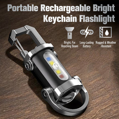 📢 50% de réduction ! 💡 Lampe de Poche Porte-Clés Rechargeable – 7 Modes, Étanche & Ultra-Puissante, Plus Légère Qu’une Clé ! 🔑