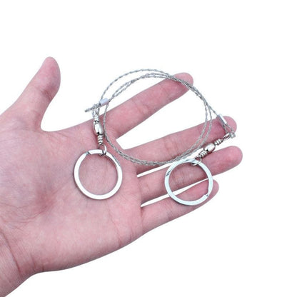 📢📢Achetez-en 1, offrez-en 1 ! 🔪 Scie à fil en acier inoxydable pour survie – Coupe tout, ultra-portable, idéale pour randonnée & camping ! 🌲