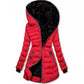 🧥 60% DE RÉDUCTION ! ❄️ Manteau d'Hiver Femme Mi-Long - Capuche et Doublure Polaire, Confort Chaud et Style Urbain pour Temps Froid 🏙️📦