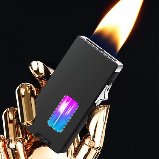 🔥Nouveau design 2025🌈✨Briquets personnalisés à capteur de gravité – Allumage par secousse
