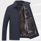 📢📢65% de réduction！！！  Veste zippée chaude unie pour homme – 💪 Anti-froissement, coupe-vent, imperméable à la pluie et à la neige !