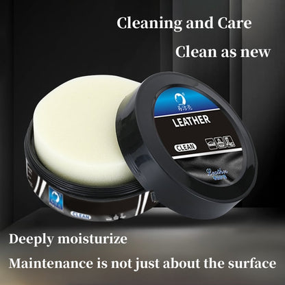 🧴 Nettoyant cuir 2-en-1 – Nettoie, hydrate et protège sans rinçage, redonne éclat en 1 geste