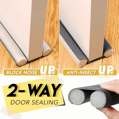 🚪 PROMO -50% AUJOURD'HUI SEULEMENT 🌙 Bande d'Étanchéité de Porte — Anti-Bruit, Anti-Poussière & Anti-Insectes
