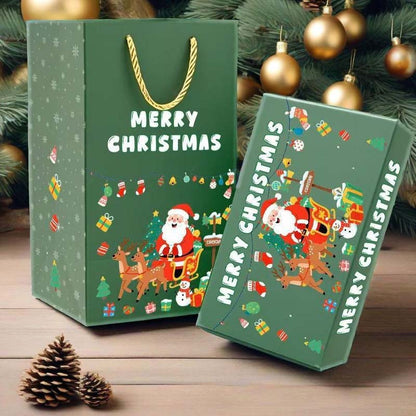 ✨ 43 % de réduction ! 🎅 Boîte Cadeau de Noël Pliable et Rebondissante – Surprise Magique avec Confettis ! 🎄