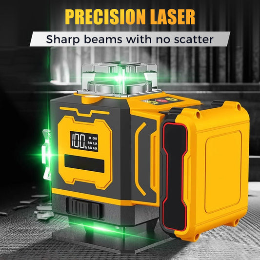 💎 50% DE RÉDUCTION! 💎 Niveau Laser Multifonction Haute Précision – Autonivelant, Lignes Horizontales & Verticales, Idéal pour le Bricolage 🔧🔦