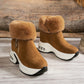 👢 62% DE RÉDUCTION ! ✨ Bottines Femme à Semelle Épaisse - Doublure Chaude et Confortable, Style Urbain pour Automne/Hiver 🍁📦