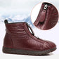 👢 60% OFF! ❄️ Women's Winter Warm Zipper Ankle Boots – Stylish & Cozy for Cold Days ✨