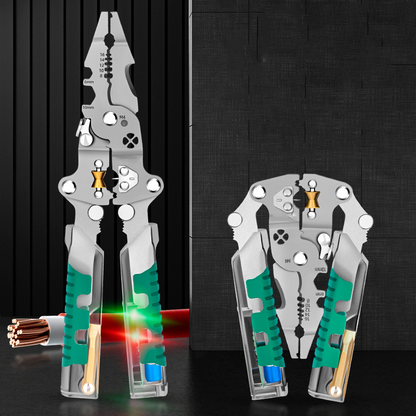 🎁 50% DE RÉDUCTION ! 🎉 Pince Électrique Pliable Multifonction – Plus de 10 fonctions en un, détection de tension intégrée & conception ergonomique 🔧💡