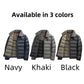 🧥 60% DE RÉDUCTION ! ❄️ Veste Homme Imperméable et Chaude - Revers en Coton et Rembourrage Doudoune, Parfaite pour l'Hiver Urbain 🏙️Livraison offerte📦
