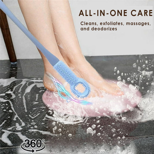 📢📢Achetez-en 2 obtenez-en 1 gratuit（3 PCS）！！！  Brosse à long manche pour nettoyer les orteils et les pieds