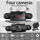 🔥 DERNIER JOUR – 50 % de réduction ! Caméra de Tableau de Bord Full HD 1080P avec Vision Nocturne & 4 Caméras à 360° 🚗🌙