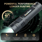 Mini lampe torche multifonctionnelle en alliage d'aluminium