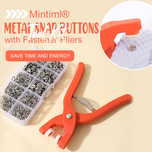 📢📢57 % de réduction！！！Kit d'outils pour boutons-pression en métal avec pinces de fixation