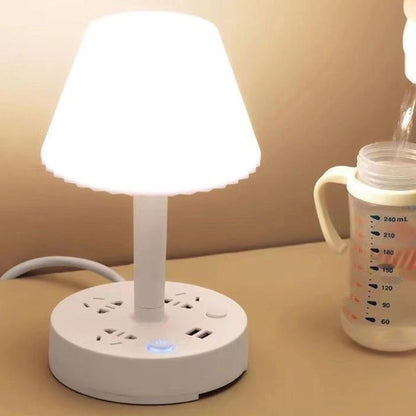 📢📢50% de réduction ! ✨ Idée Cadeau Hiver : Lampe d’Appoint avec Double Prise (USB + Secteur) - Confort & Sécurité