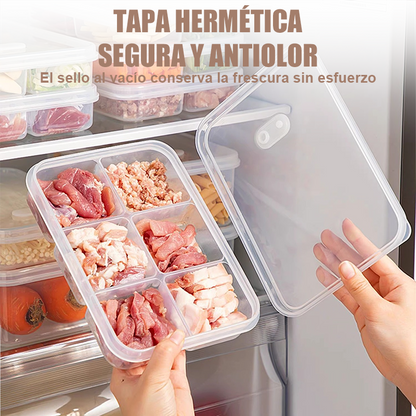 🔥 50% DE RÉDUCTION ! Contenedor de Alimentos Reutilizable con Divisiones