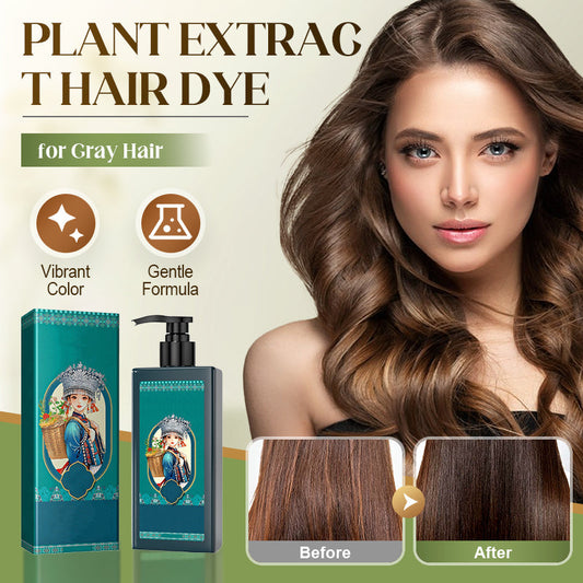 🔥 Achetez 2, Offert 1 ! ✨ Colorant Capillaire 100% Végétal - Formule Sans Ammoniac, Couverture Cheveux Blancs, Application Maison Facile 💆‍♀️🌿