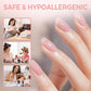 🔥 50% DE RÉDUCTION ! ✨ Gel Auto-Nivelant 3-en-1 pour Ongles - Base et Construction en 1 Étape, Durcissement LED/UV en 60s, Formule Sûre sans HEMA 💅✨