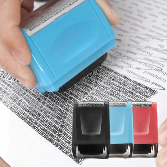 🔥 53% DE RÉDUCTION ! ✨ Rouleau Confidentialité - Encre Séchage Rapide, Rechargeable, Protection Anti-Usurpation d'Identité 🛡️✉️