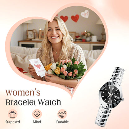 ⏰ Ce soir à minuit expire - Offre à 19.99€ !⌚Montre élégante et étanche pour femme - Le plus beau cadeau🎁