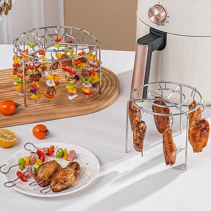 🍟 PROMO LIMITÉE 50% DE RÉDUCTION ! ✨ Grilles pour Friteuse Air – Acier Inox 316, Multifonction, Compatible ✨