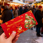 🔥 50% DE RÉDUCTION ! ✨ Enveloppe Cadeau de Noël à 6 Fentes - Design Accordéon à Déploiement Surprenant, Finition Dorée et Enveloppe Coordonnée 🎄💰