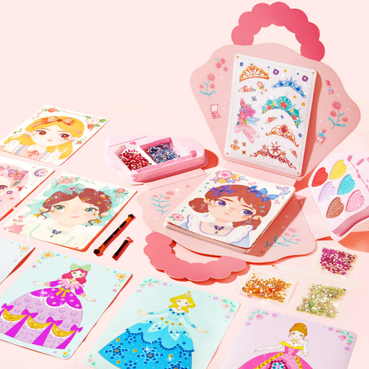 💎 50% DE RÉDUCTION !!! 💎 Ensemble de Jeu d'Habillage et de Maquillage de Princesse Fantastique 3-en-1 – Un Cadeau Que Les Filles Rêvent de Recevoir 🎁👑