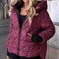 🔈🔈60 % de réduction❄️Doudoune pour femme avec motif matelassé en losanges