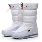 🔥 SOLDE FLASH ! ✨ Bottes de Neige Femme Antidérapantes - Doublure Fausse Fourrure, Semelle Caoutchouc Imperméable, Fermeture Éclair Pratique 👢❄️