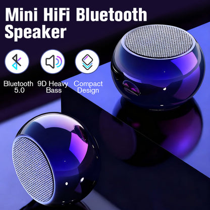 🔥 69% DE RÉDUCTION ! ✨ Mini Enceinte Bluetooth HiFi - Son 360°, Autonomie 16h, Design Aluminium Étanche 📢✨