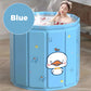 📢📢50% DE RÉDUCTION ! 🛁🦁 Baignoire Portable Pliable pour Enfant – Motifs Animaux, Coussin Moelleux & PVC Ultra-Résistant ⚡