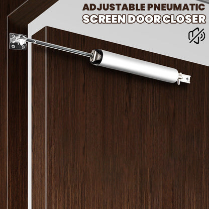 🔥 55% DE RÉDUCTION ! ✨ Ferme-Porte Pneumatique Réglable - Fermeture Silencieuse, Angle Ajustable 10°-100°, Sécurité Enfants 🔧🚪