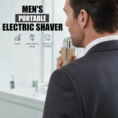 ⚡ Black Friday : 55 % de réduction ! Rasoir électrique portable pour hommes – Lames flottantes, tondeuse intégrée & miroir pratique ✈️🪒