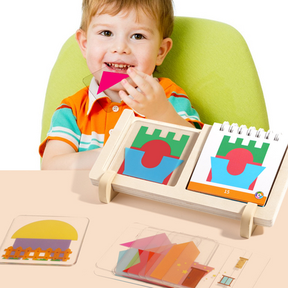 🧩 50 % DE RÉDUCTION ! ✨ PUZZLE GÉOMÉTRIQUE – 60 niveaux progressifs, base en bois, développe logique & créativité 🎯🌟 Cadeau éducatif pour tous les âges !