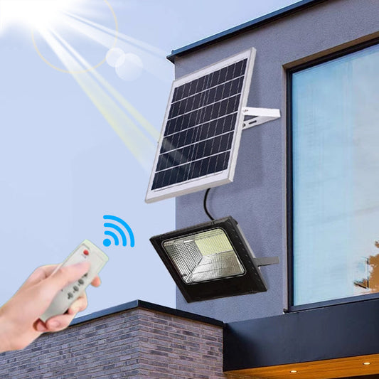🔥 55% DE RÉDUCTION ! ✨ Lumière Solaire Extérieure - Détecteur Intelligent, IP67 Etanche, Télécommande Réglable 🌞⚡