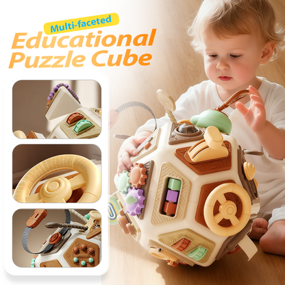 🔥 60% DE RÉDUCTION ! ✨ Cube Sensoriel 22-en-1 - Panneaux Amovibles, Matériaux Sûrs, Jeu Éducatif Modulable 🎯✨