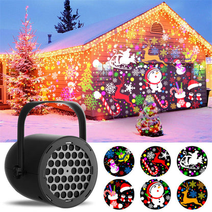 🎄 50 % de réduction – Projecteur de Noël USB à 16 Motifs Magiques ! ✨❄️